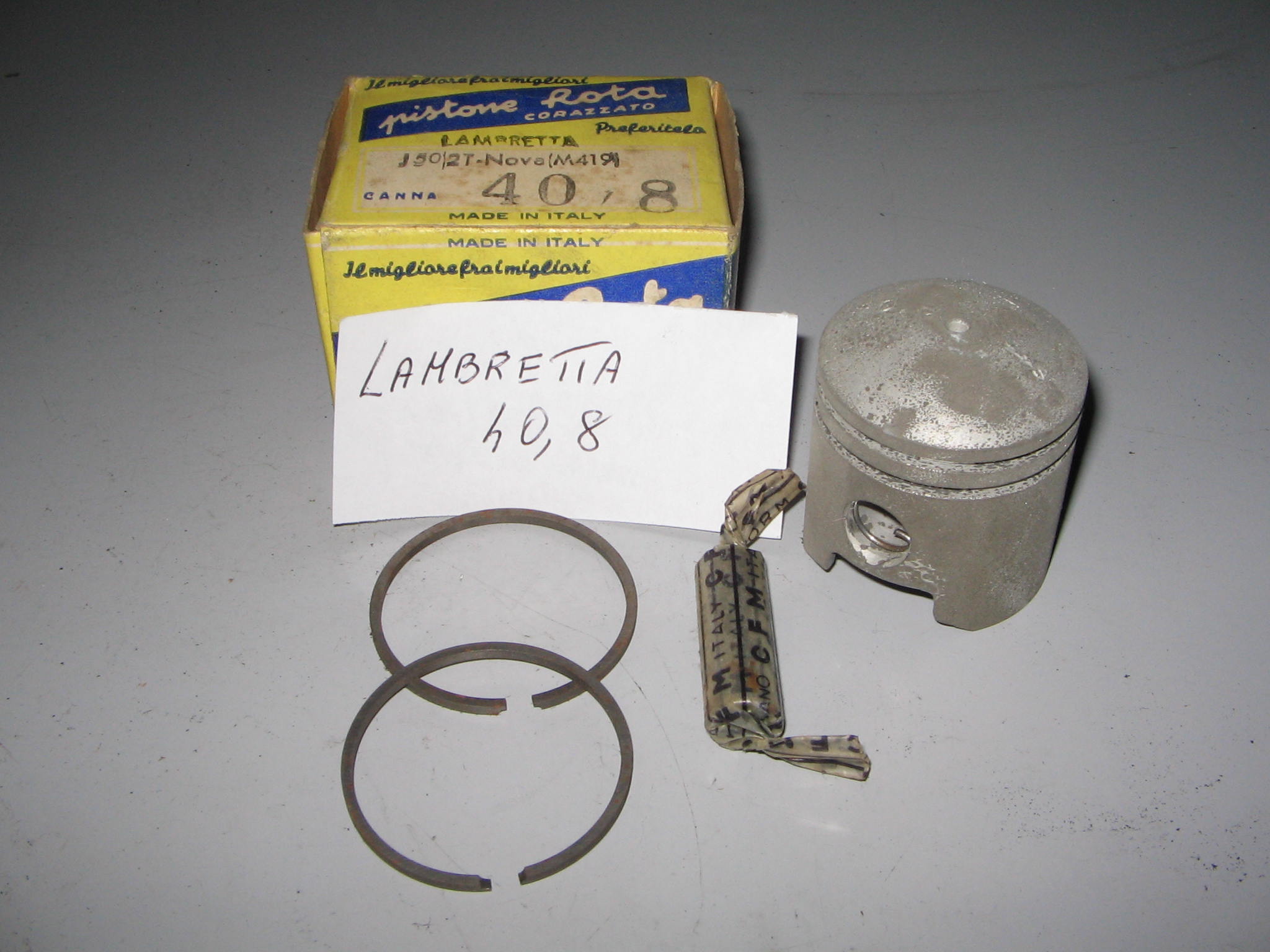 PISTONE NUOVO LAMBRETTA  40,8         / N.1.838